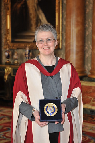 Professor Sue Walker with the Queen's Anniversary Prize