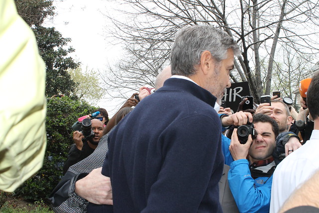 George Clooney, under arrest