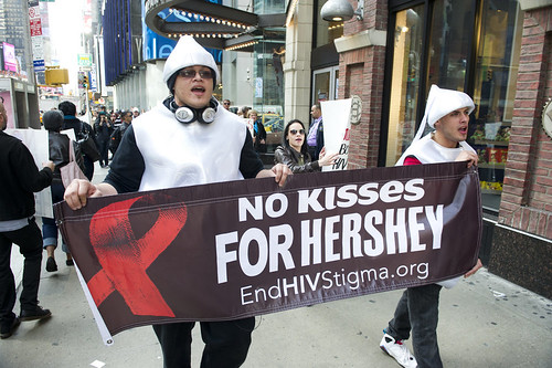 AIDS Healthcare Foundation Protest Of Hershey