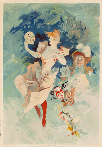  Jules Cheret, La Comedie, 1891