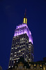 Picture Of Empire State Building Lit For The  Westminster Kennel Club, 136th Annual All Breed Dog Show On February 13 and 14, 2012.  Photo taken On Monday February 13, 2012