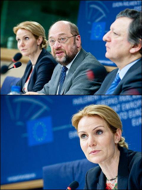 Press conference: President Schulz and Danish PM Helle Thorning-Schmidt