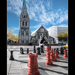 City of ChristChurch & Her Proud Standing Cathedral, South Island, New Zealand :: HDR