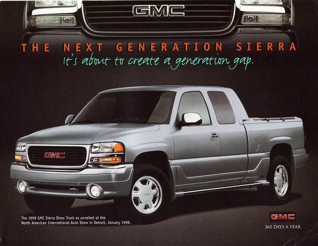 show truck 1999 sierra brochure gmc