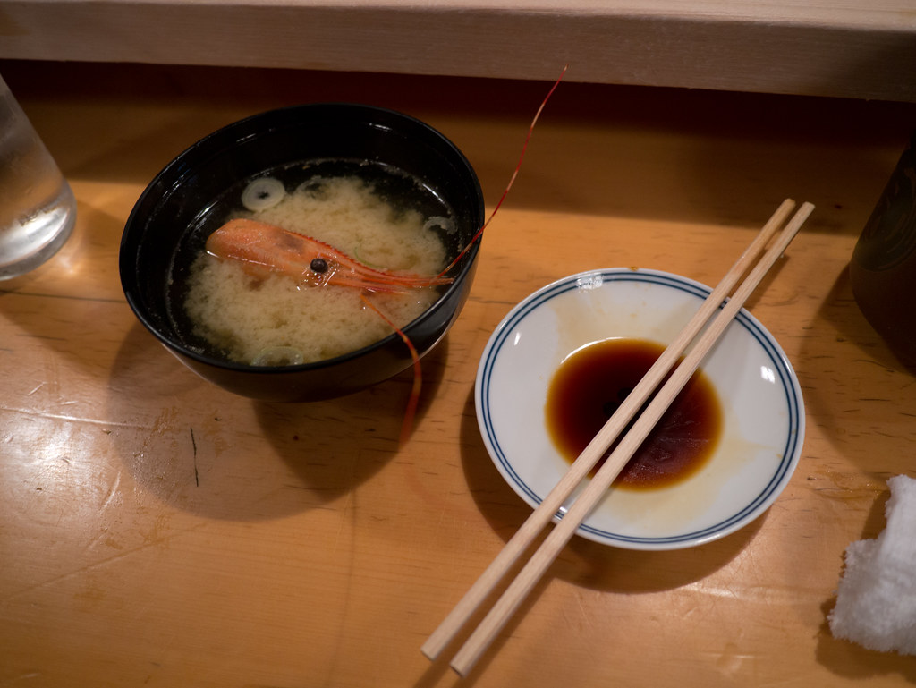 Soup, Sushi Restaurant, Tsukiji, by Reed A. George