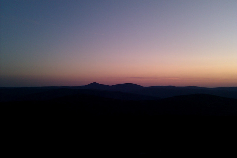 Early light beyond Mount Keen