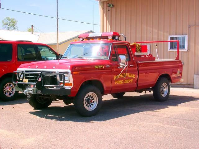 ford wisconsin truck 4x4 pickup firetruck 1979 firedepartment f350 boyceville