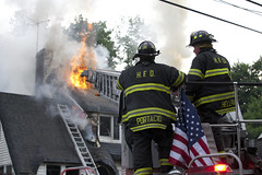 House Fire on Clinton Place in Hackensack, New...