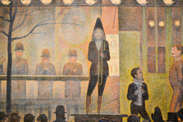 Georges Seurat - Circus Sideshow, 1887 - 1888