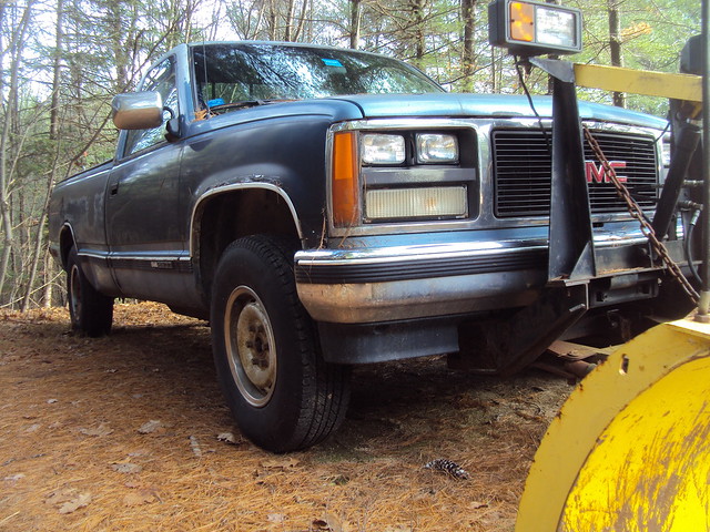 old chevrolet 1988 sierra used chevy rusted plow 88 gmc longbed 34ton yardtruck 6lug