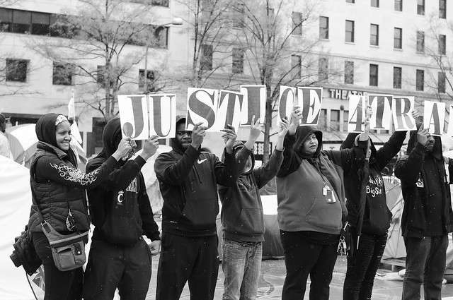 Trayvon Martin Rally in Freedom Plaza, DC