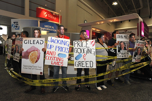 Protest at International AIDS Conference