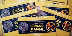 Hunger Games Party Invitations
