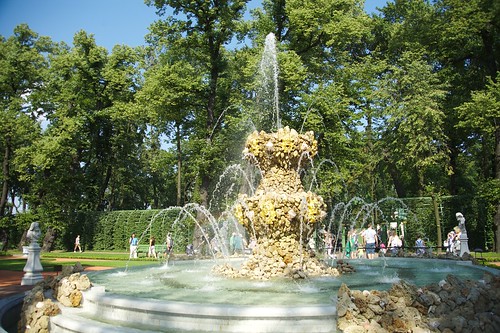 Summer garden fountain. ©  vitaly.repin