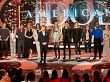 Chelsea Sorrell in LM (LONDON MANORI) Fashion with RYAN SEACREST and Cast of American Idol