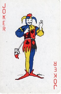 From http://www.flickr.com/photos/83670821@N04/7759264414/: Jester- Joker Card