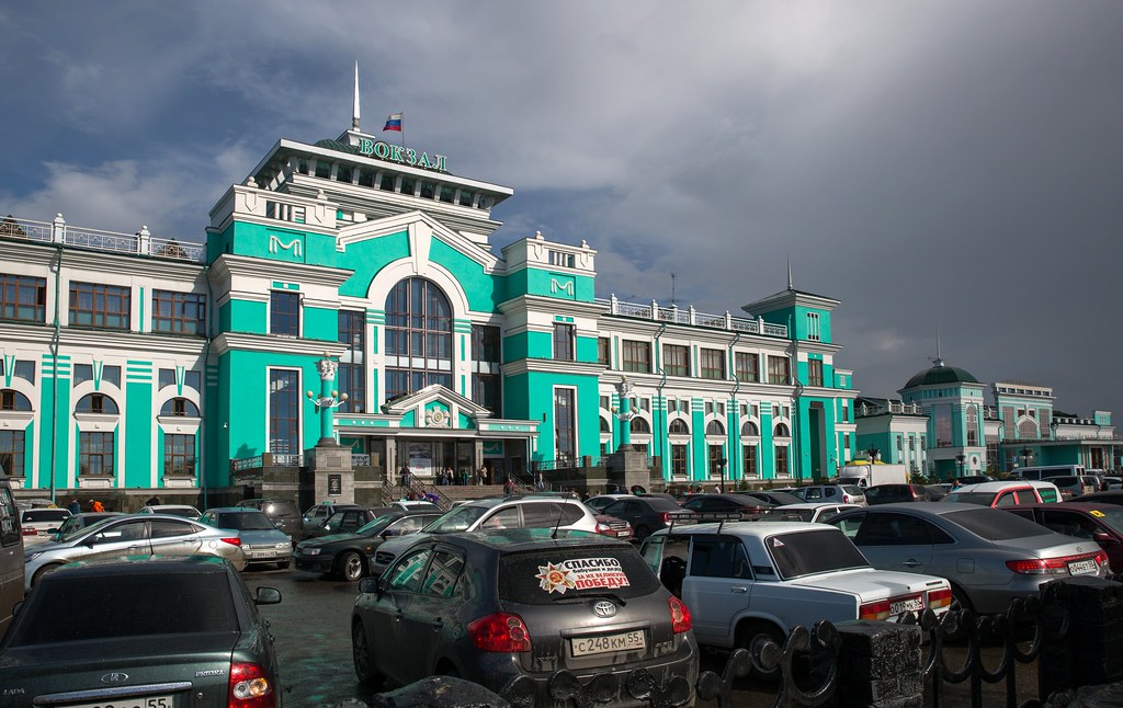: Omsk Railway Station, Russia