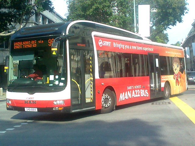 SMB189A-Service 960(SMRT’s Newest MAN A22 Bus Bringing You A New Travel Experience)