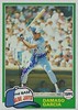 1982 Topps - Damaso Garcia #488 (Second Baseman) - Autographed Baseball Card (Toronto Blue Jays)