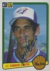 1983 Donruss - Damaso Garcia #54 (Second Baseman) - Autographed Baseball Card (Toronto Blue Jays)