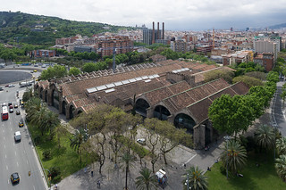 les Drassanes des del monument a Colom, Barcelona