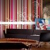 #whiteline #wallcovering #wallpaper #unique_wallpaper #Bahrain_market #decor #customized_wallcovering Design: Rainbow Stripes Brand: Personal Wall Code: P030903-6 Made in Sweden BD25/sqm with fixing For more images visit our website: www.whitelinedecor.co