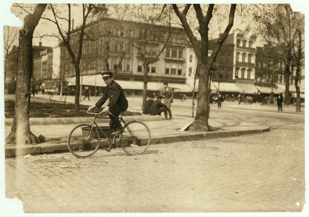 : Bike Messenger in DC 1912