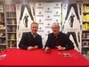 Mark Millar and Dave Gibbons signing Kingsman The Secret Service