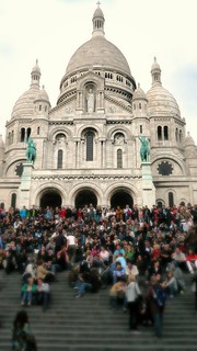 Paris,  Montmartre:   Sacré-Cœur, Heiliges Herz  Jesu - Cor Jesu Sacratissimum.