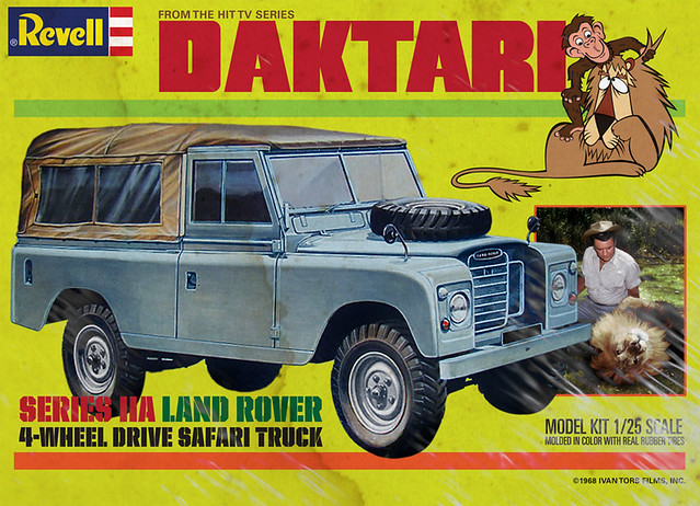 africa safari 1960s landrover jeepgladiator modelkit ivantors daktrai