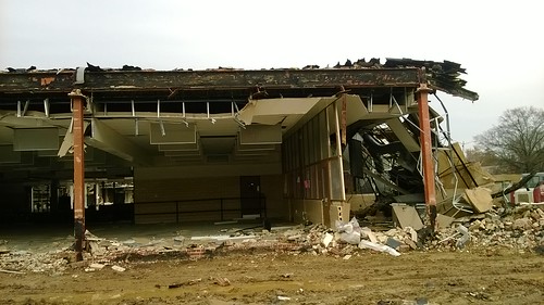 Wakefield High School demolition ©  Michael Neubert