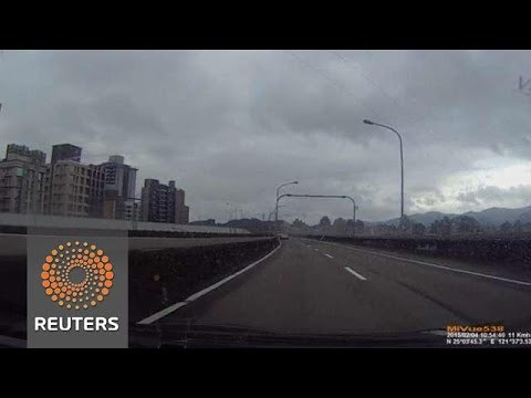 Amateur video captures plane crash in Taiwan.