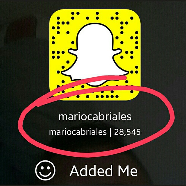 Siganme los buenos! Follow me on #Snapchat @mariocabriales