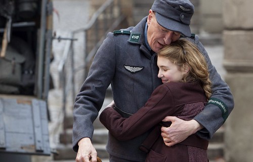geoffrey rush and sophie nelisse THE BOOK THIEF
