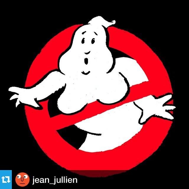 Se viene lo nuevo de #cazafantasmas #ghostbusters 😂..............    #Repost @jean_jullien with @repostapp.・・・Cant wait