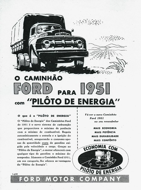 brazil ford truck 1951 f6