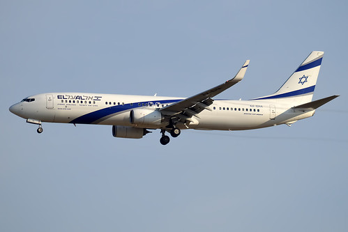 El Al Israel Airlines, 4X-EHA, Boeing 737-958 ER ©  Anna Zvereva