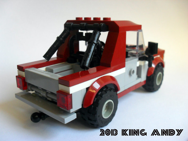 mod lego pickup toyota 1990 hilux 4437 6wide kingandy