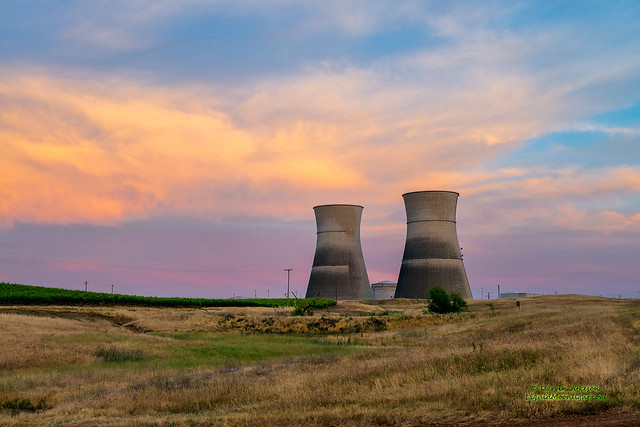 Nuclear Powered Sunset - Rancho Seco