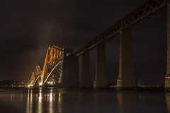 Forth Bridge at Night 5 November 2013