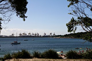 2014 Sydney: Port Botany from Frenchmans Bay beach #1