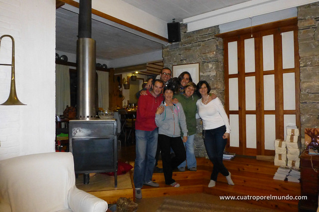 Cena en casa de Berta con Sandra, Miguel y Marta
