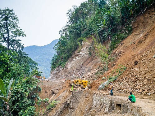 Landslide Blocking the Road