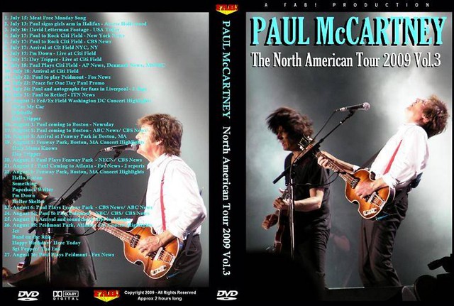 Paul McCartney North American Tour 2009 Vol 3