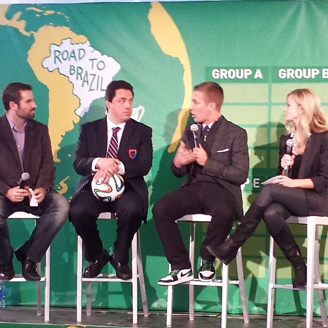 The World Cup draw program has begun w/@TaylorTwellman. #USMNT #MLSCup #SportingKC #WatchThis