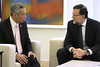 El presidente recibe al primer ministro de Singapur