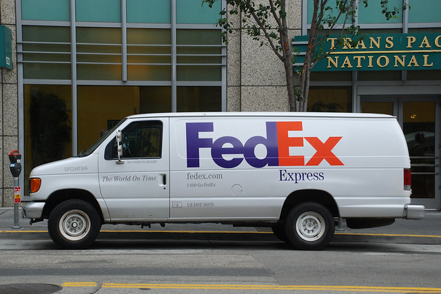 sanfrancisco ford cargo delivery van fedex courier freight econoline federalexpress eseries e350