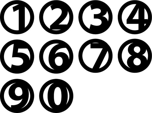 circle numbers