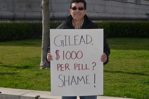 Gilead Sovaldi Protest - San Francisco (2/12/14)