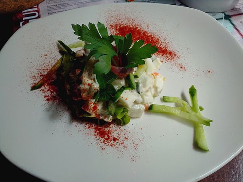 Salad With Red Fish @ Clever Irish Pub ©  S Z